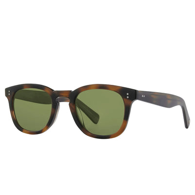 Garrett Leight Kinney II Forever Classic Spotted Brown Shell Sunglasses
