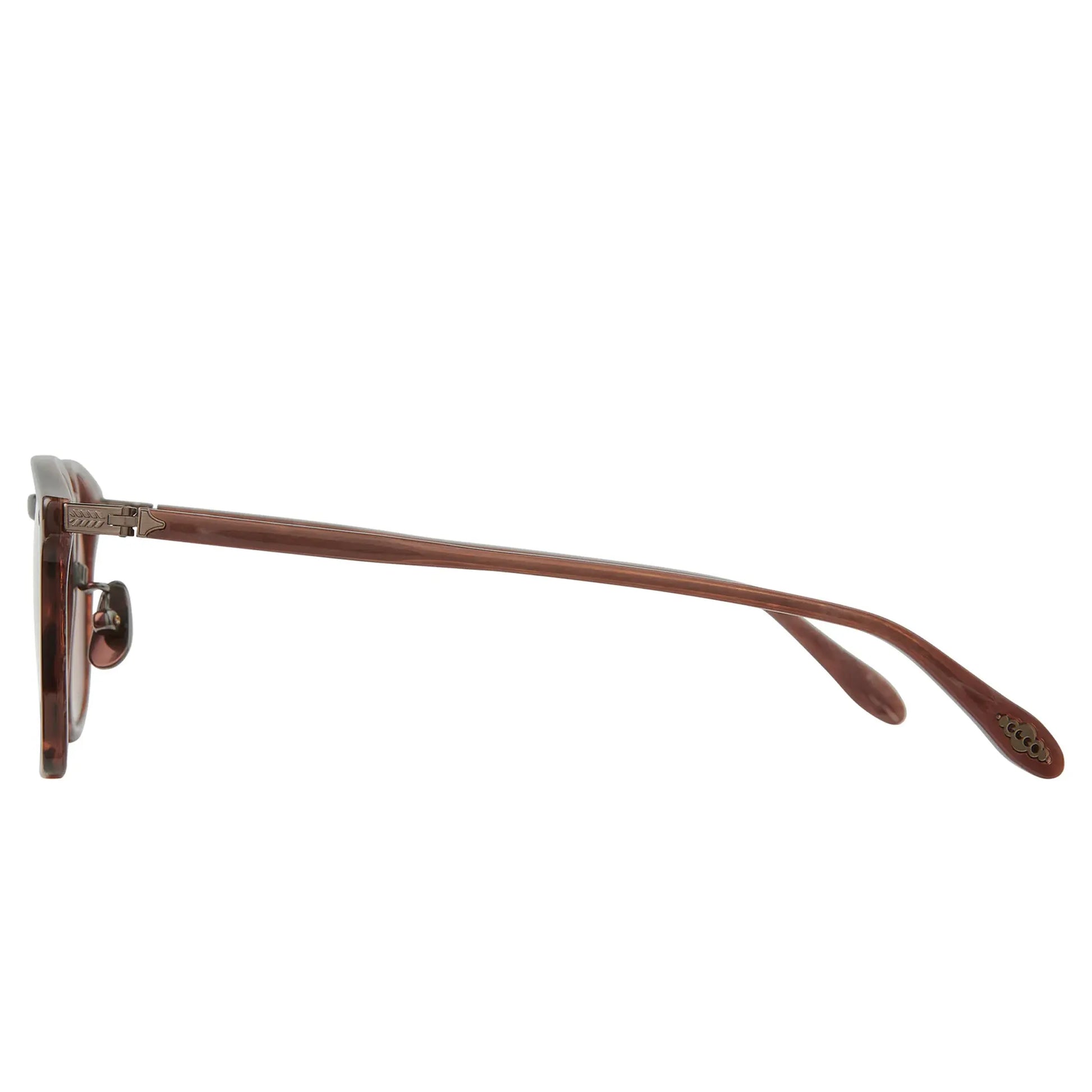 Garrett Leight Kinney J Forever Classic Sienna Tortoise Laminate Sunglasses