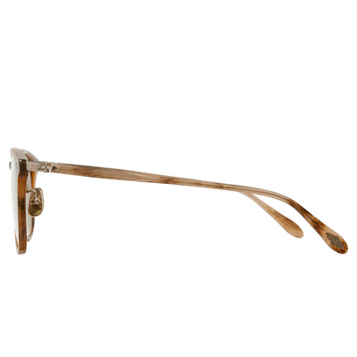 Garrett Leight Kinney J Forever Classic Sunrise Tortoise Sunglasses