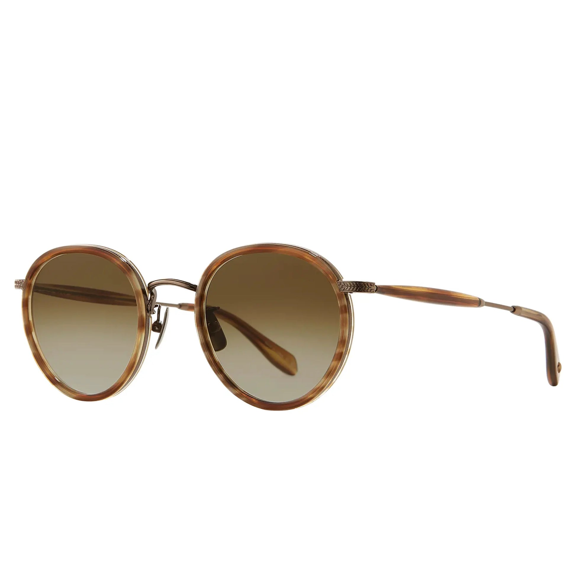 Garrett Leight Wilson X Forever Classic Demi Blonde Antique Gold Sunglasses