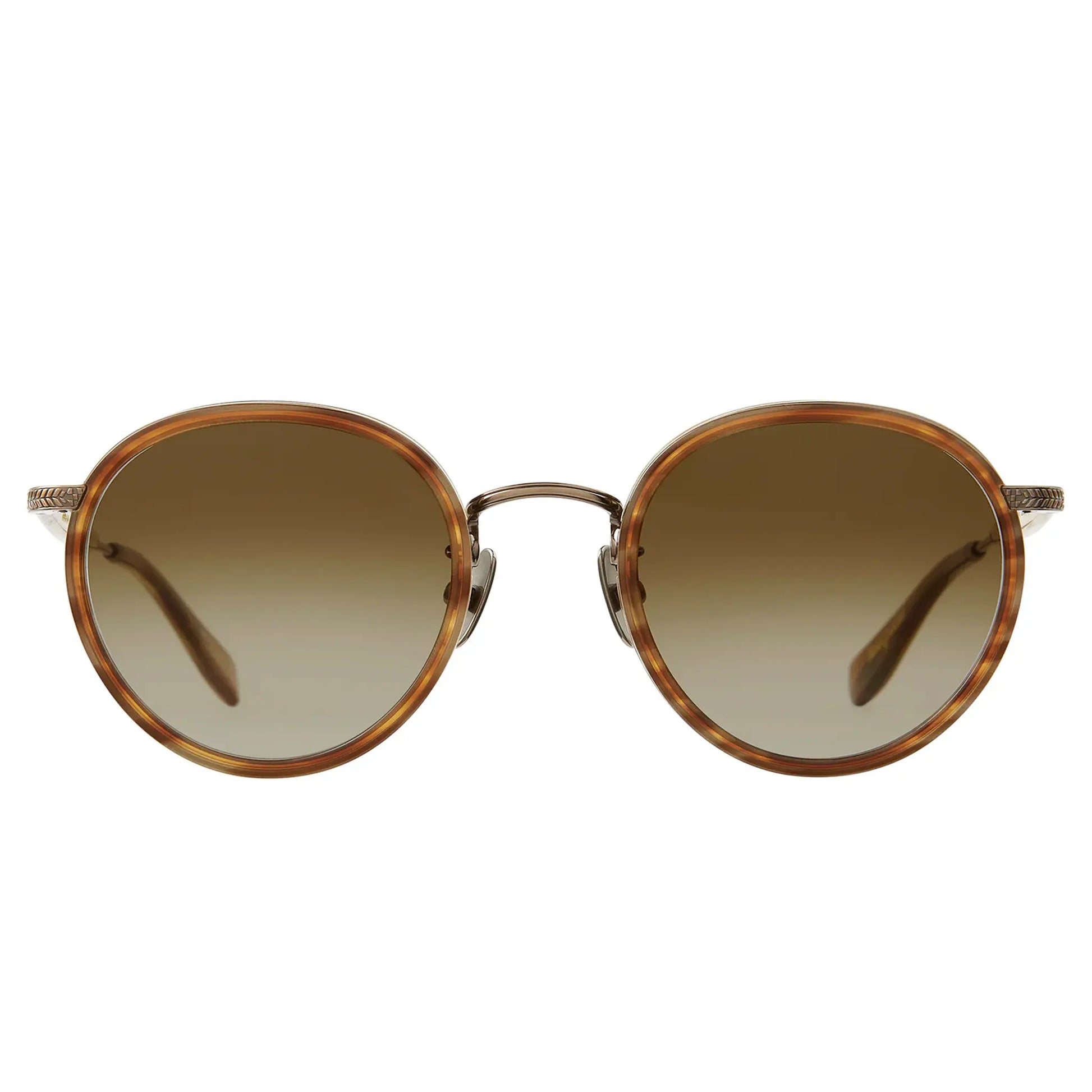 Garrett Leight Wilson X Forever Classic Demi Blonde Antique Gold Sunglasses