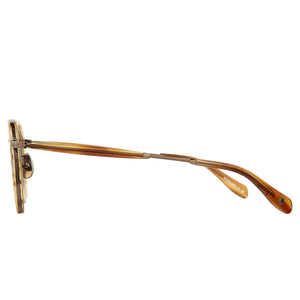 Garrett Leight Wilson X Forever Classic Demi Blonde Antique Gold Sunglasses