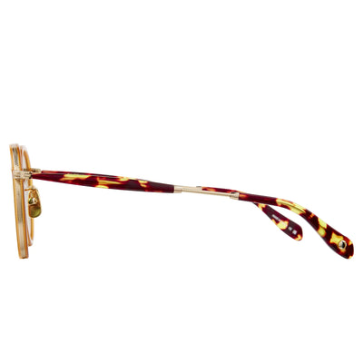 Garrett Leight Wilson X Forever Classic Summer Sun Gold Sunglasses