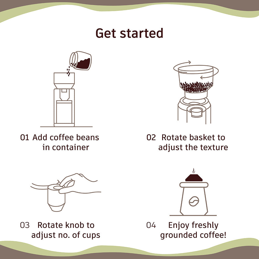 Wonderchef Renewed Regalia Electric Coffee Grinder