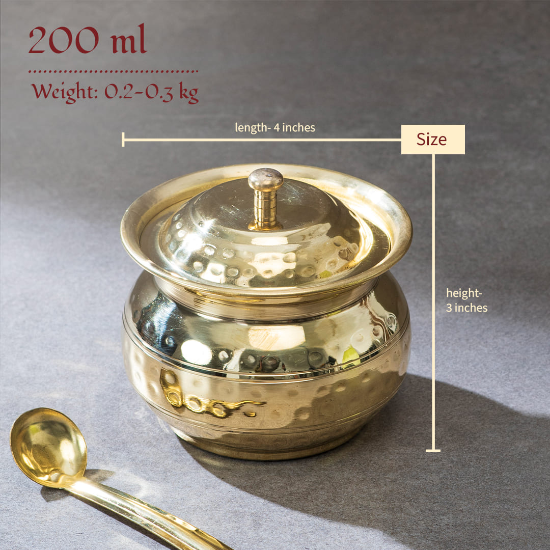 Brass Ghee Pot