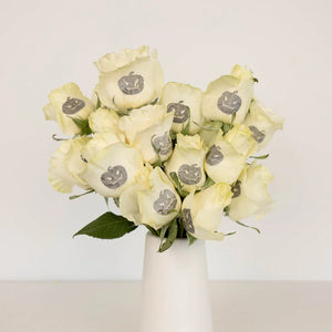 Glow in The Dark Jack O Lantern Roses
