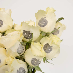 Glow in The Dark Jack O Lantern Roses