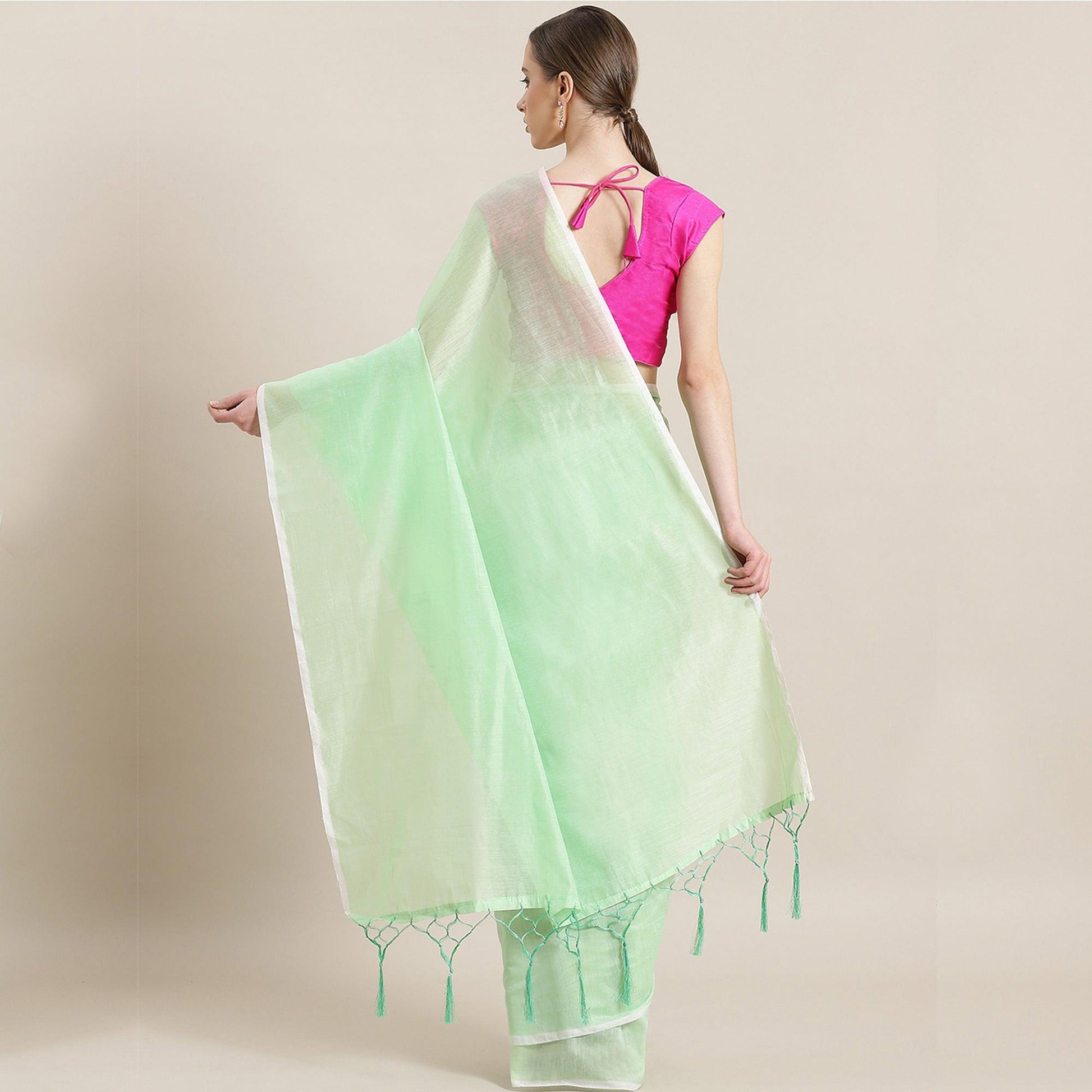 glowing-pastel-green-colored-festive-wear-woven-chanderi-silk-saree-81381