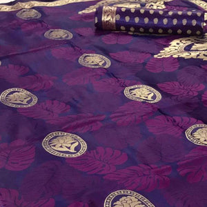 glowing-purple-colored-festive-wear-woven-pure-satin-silk-saree-84697