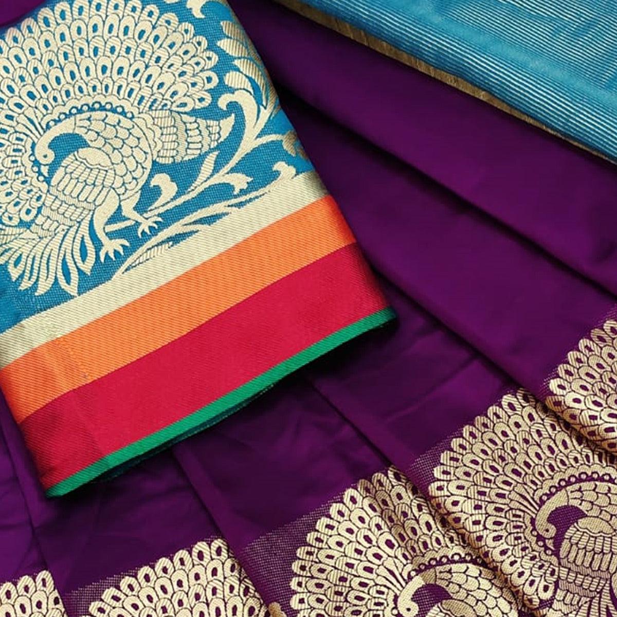 glowing-purple-colored-festive-wear-woven-silk-saree-72970