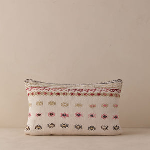 Vintage Lumbar Pillow No. 324, 12" x 20"