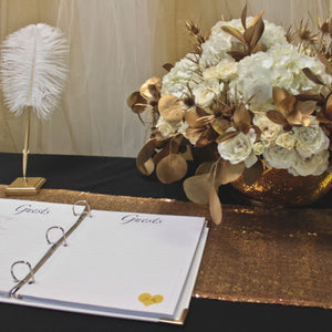 Gold and White Centerpiece Inspiration