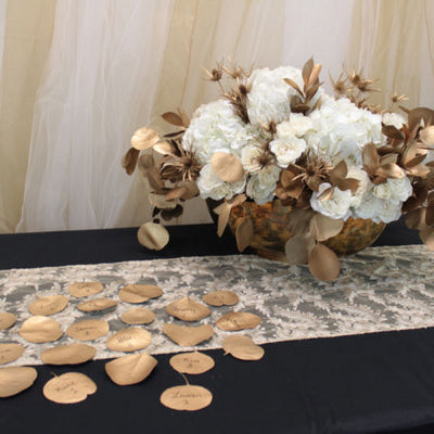 Gold and White Centerpiece Inspiration