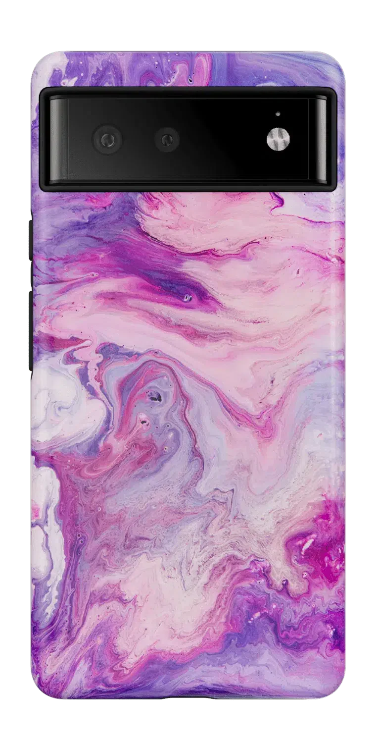 Tie Dying Over You | Purple Marble Google Pixel Case