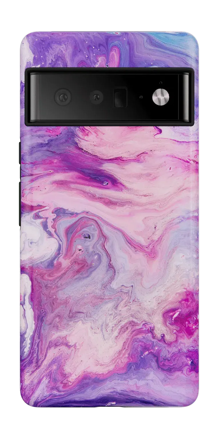 Tie Dying Over You | Purple Marble Google Pixel Case