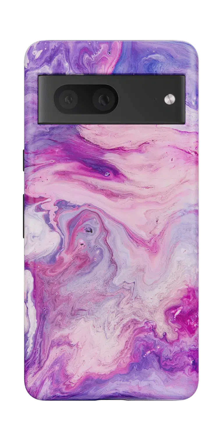 Tie Dying Over You | Purple Marble Google Pixel Case