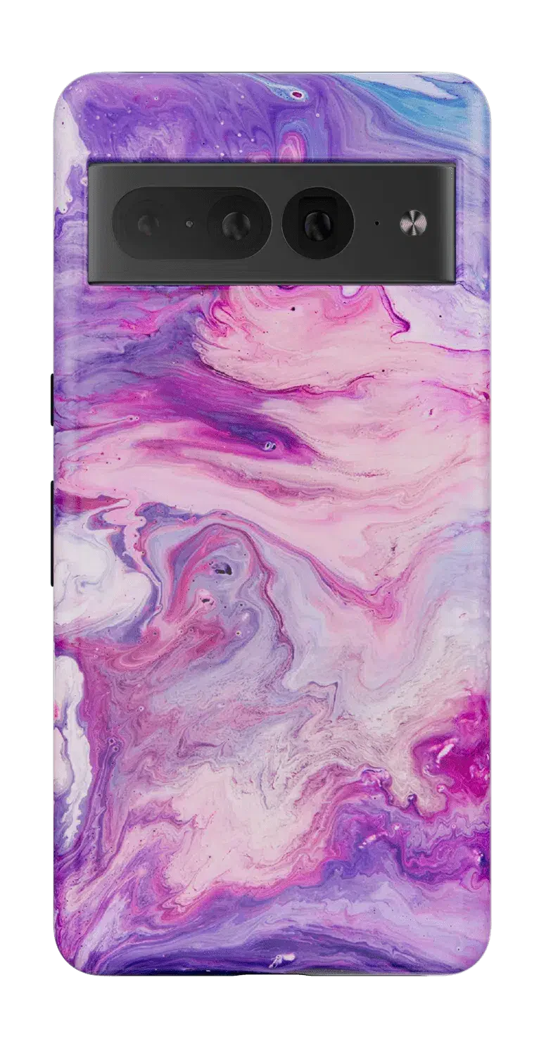 Tie Dying Over You | Purple Marble Google Pixel Case