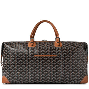 Goyard Bowling 55 Black Tan Bag