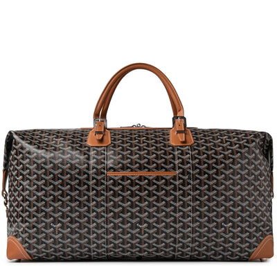 Goyard Bowling 55 Black Tan Bag