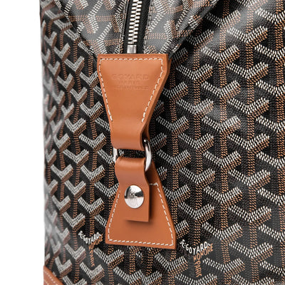 Goyard Bowling 55 Black Tan Bag