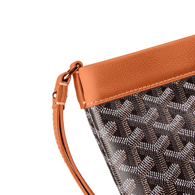 Goyard Conti Black Tan Pouch