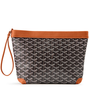 Goyard Conti Black Tan Pouch