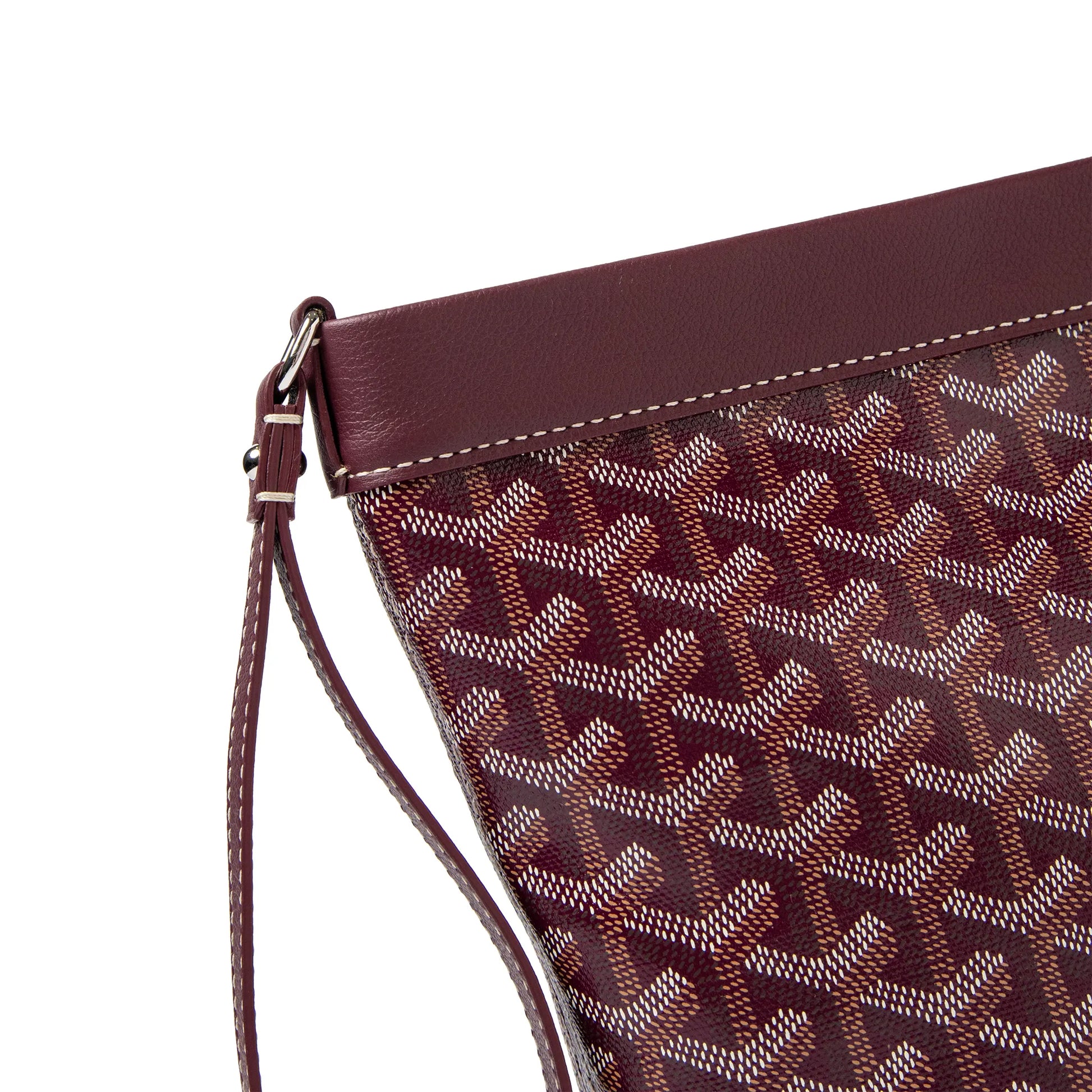 Goyard Conti Burgundy Pouch