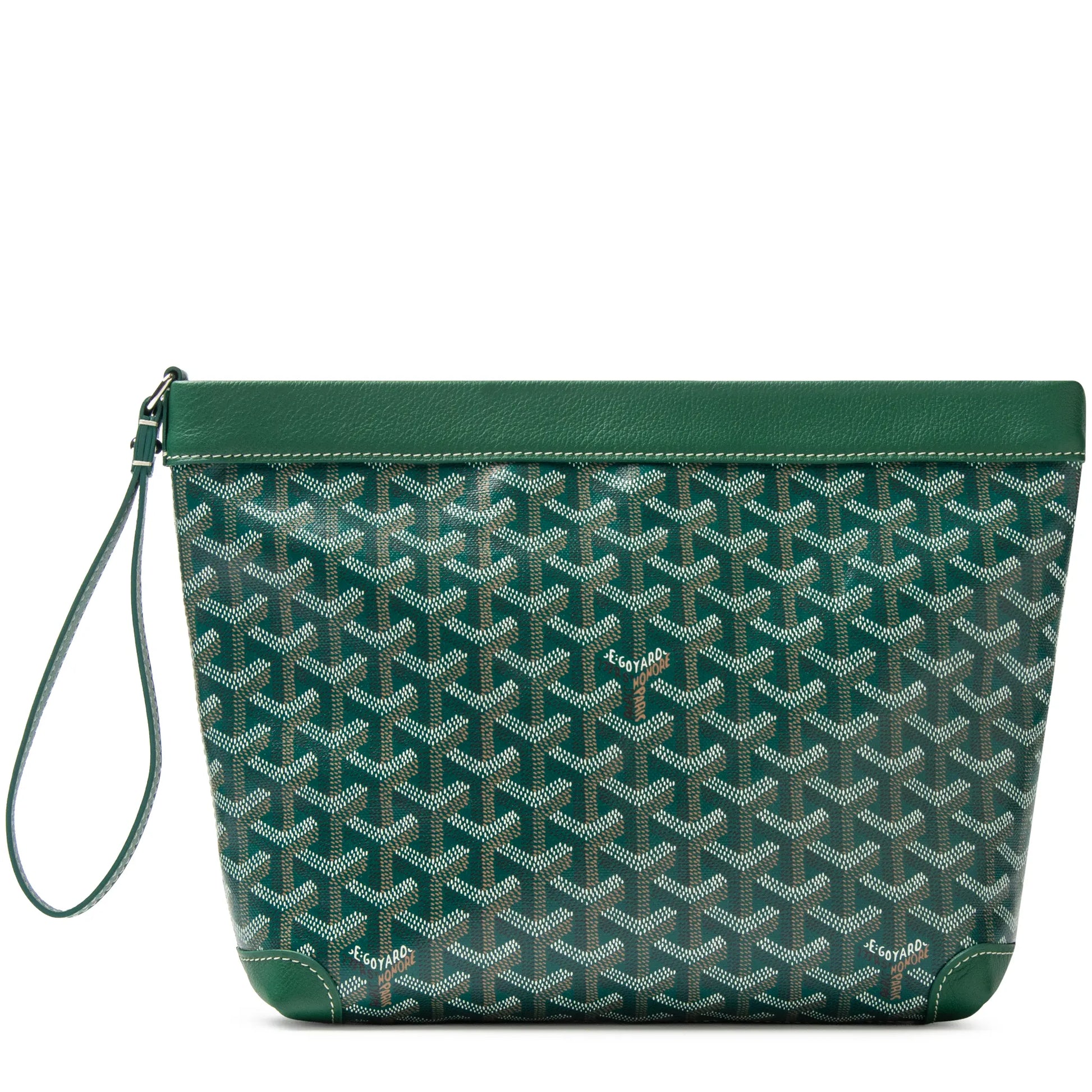 Goyard Conti Green Pouch