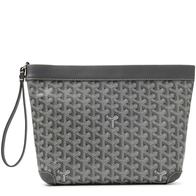 Goyard Conti Grey Pouch