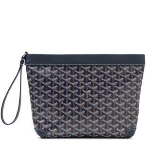 Goyard Conti Navy Blue Pouch
