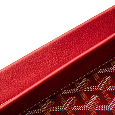 Goyard Conti Red Pouch