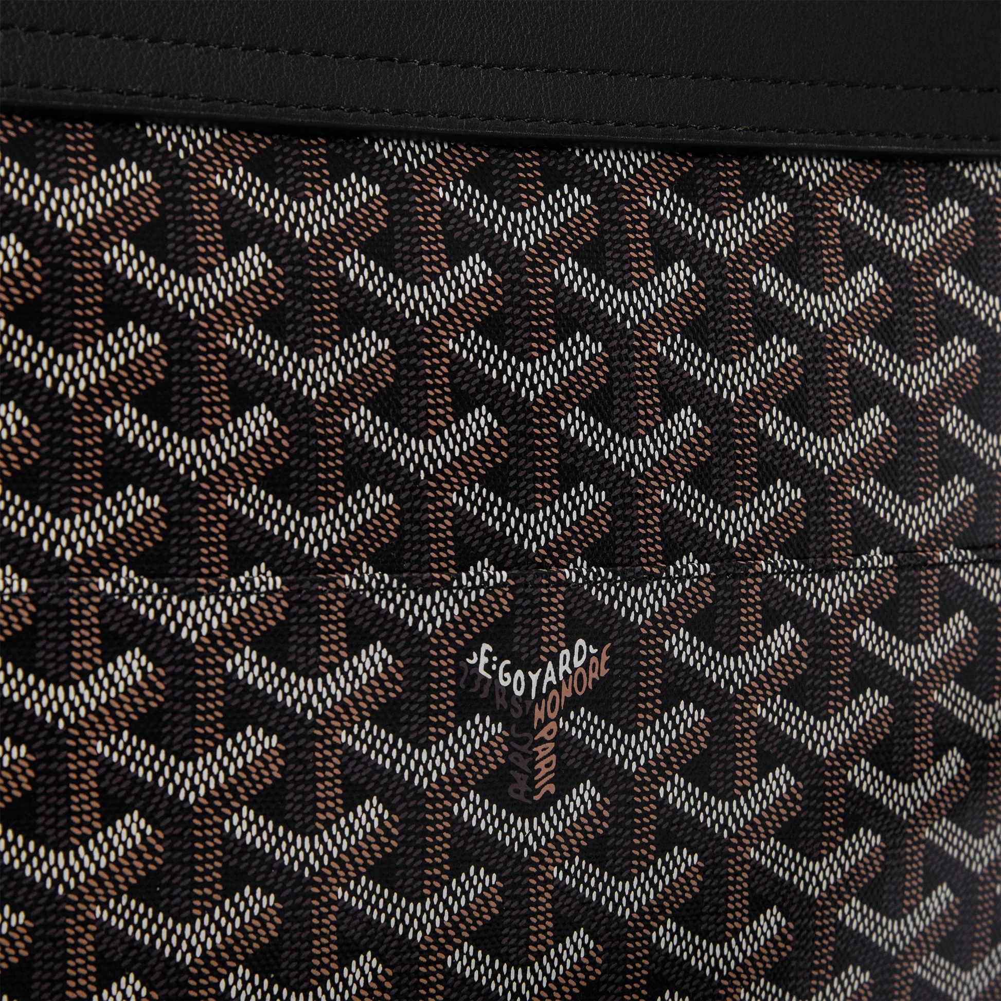 Goyard Coursier Black Messenger Bag
