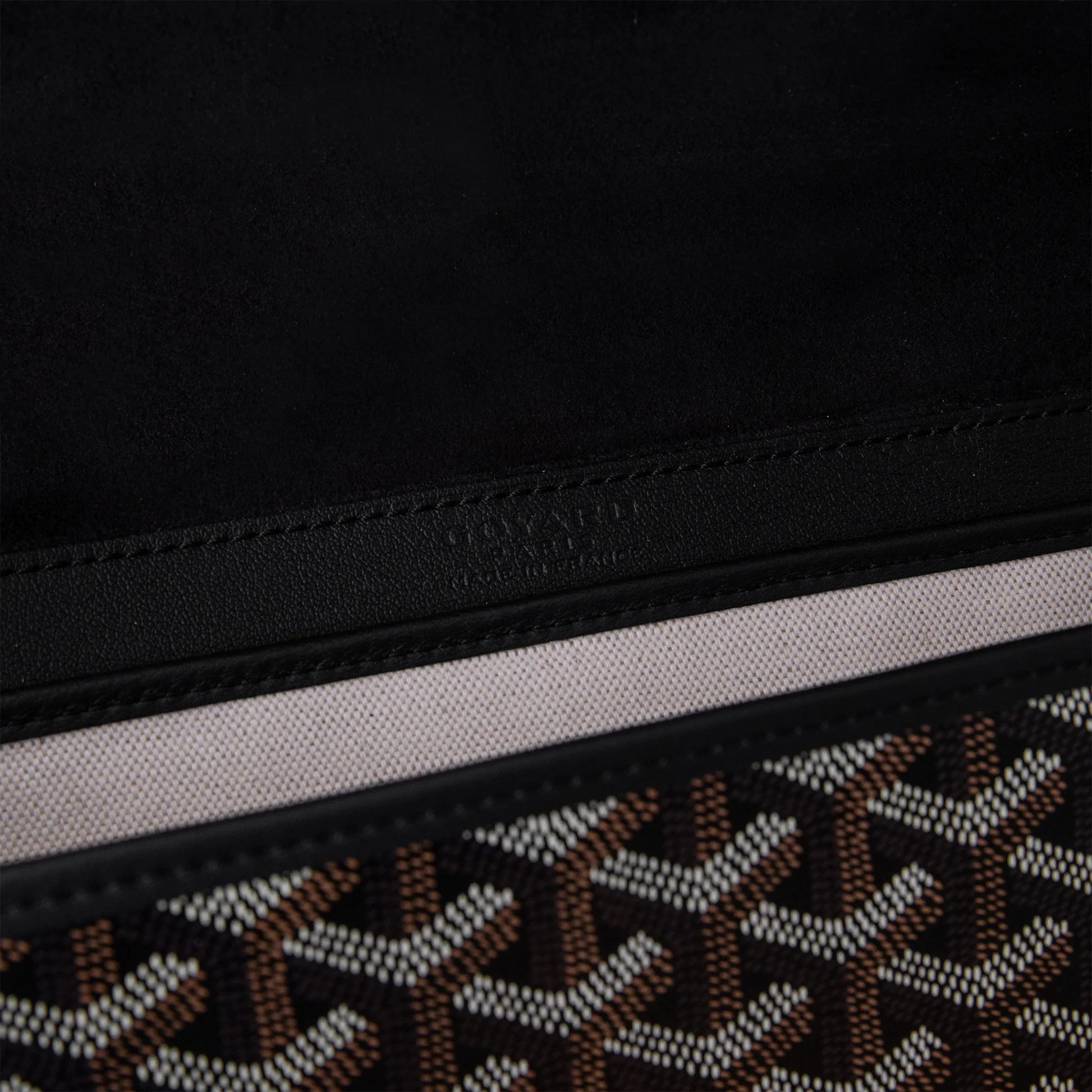 Goyard Coursier Black Messenger Bag