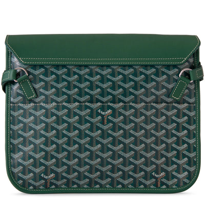 Goyard Coursier Green Messenger Bag
