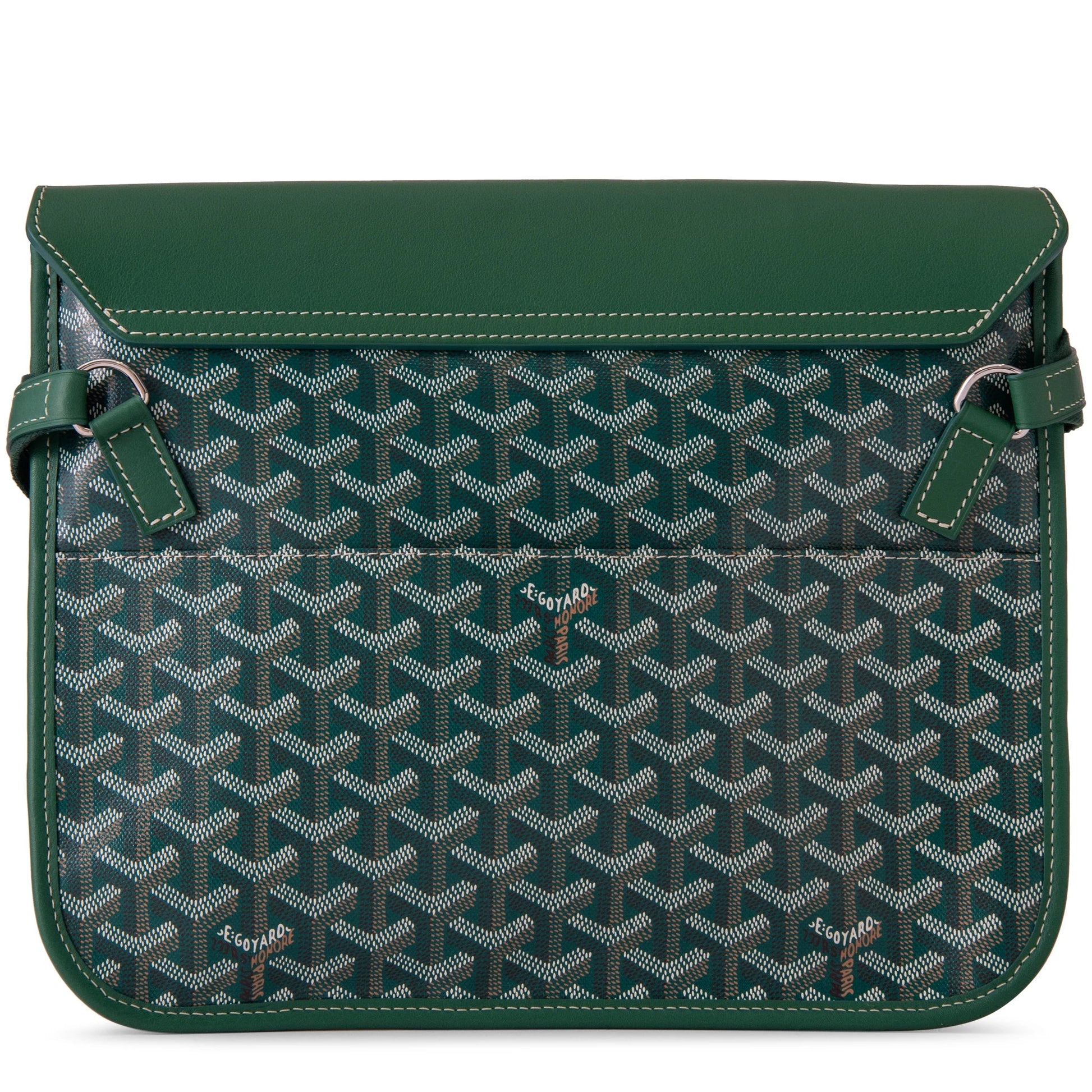 Goyard Coursier Green Messenger Bag