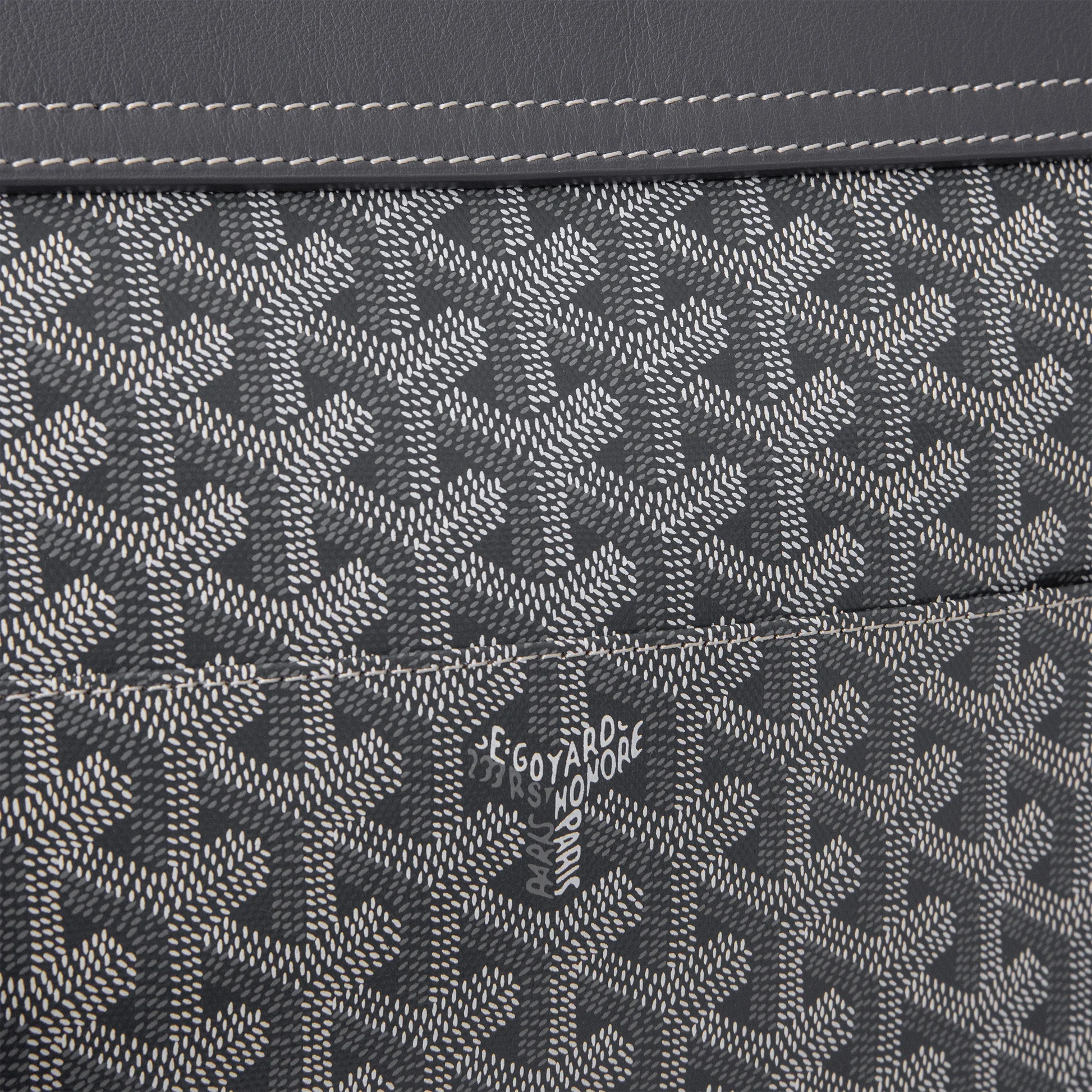 Goyard Coursier Grey Messenger Bag