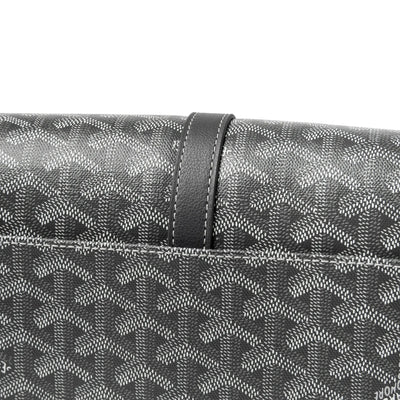 Goyard Goyardine Belvedere II Grey MM Messenger Bag