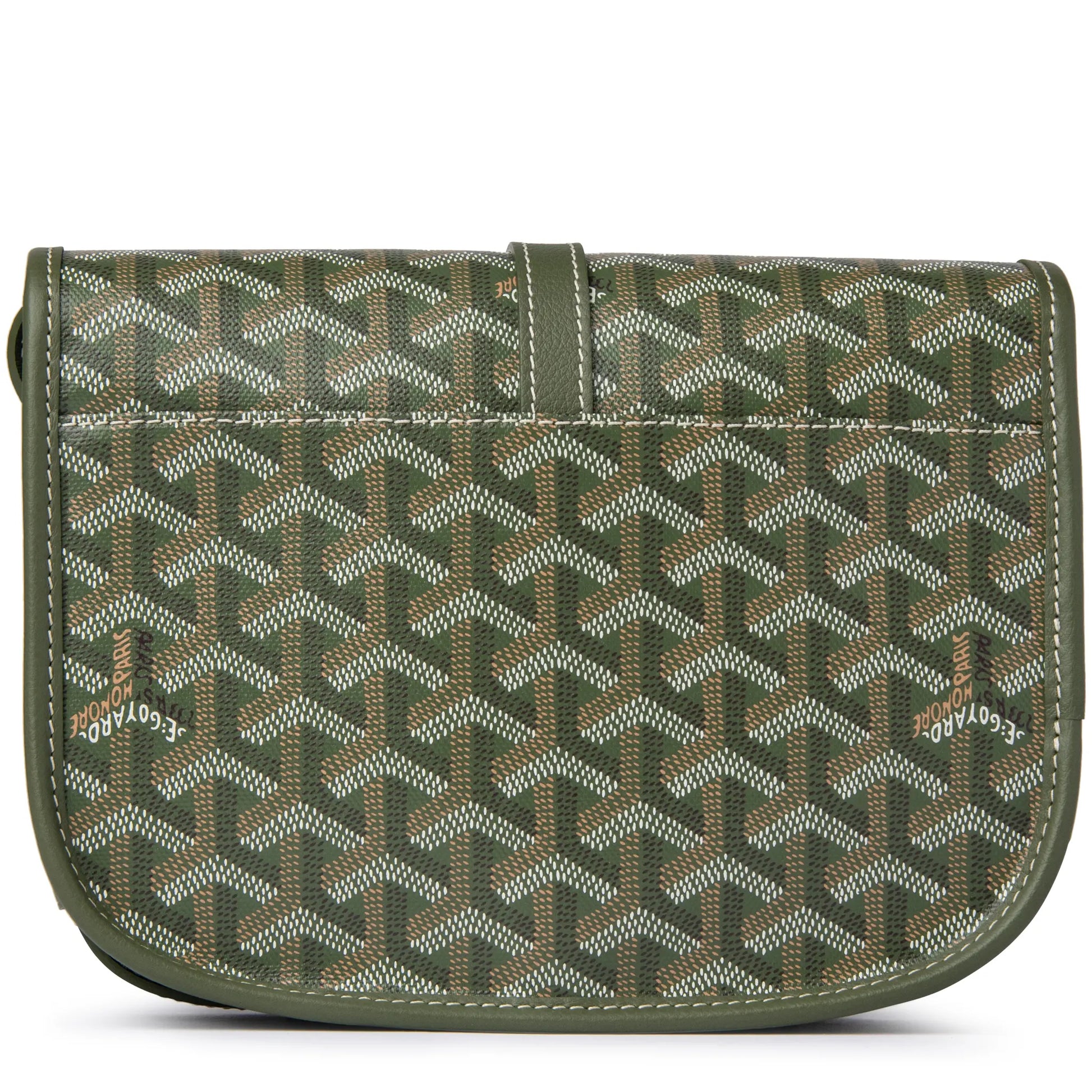 Goyard Goyardine Belvedere II Khaki PM Messenger Bag