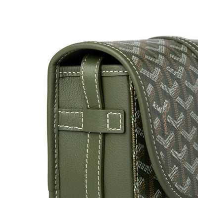 Goyard Goyardine Belvedere II Khaki PM Messenger Bag