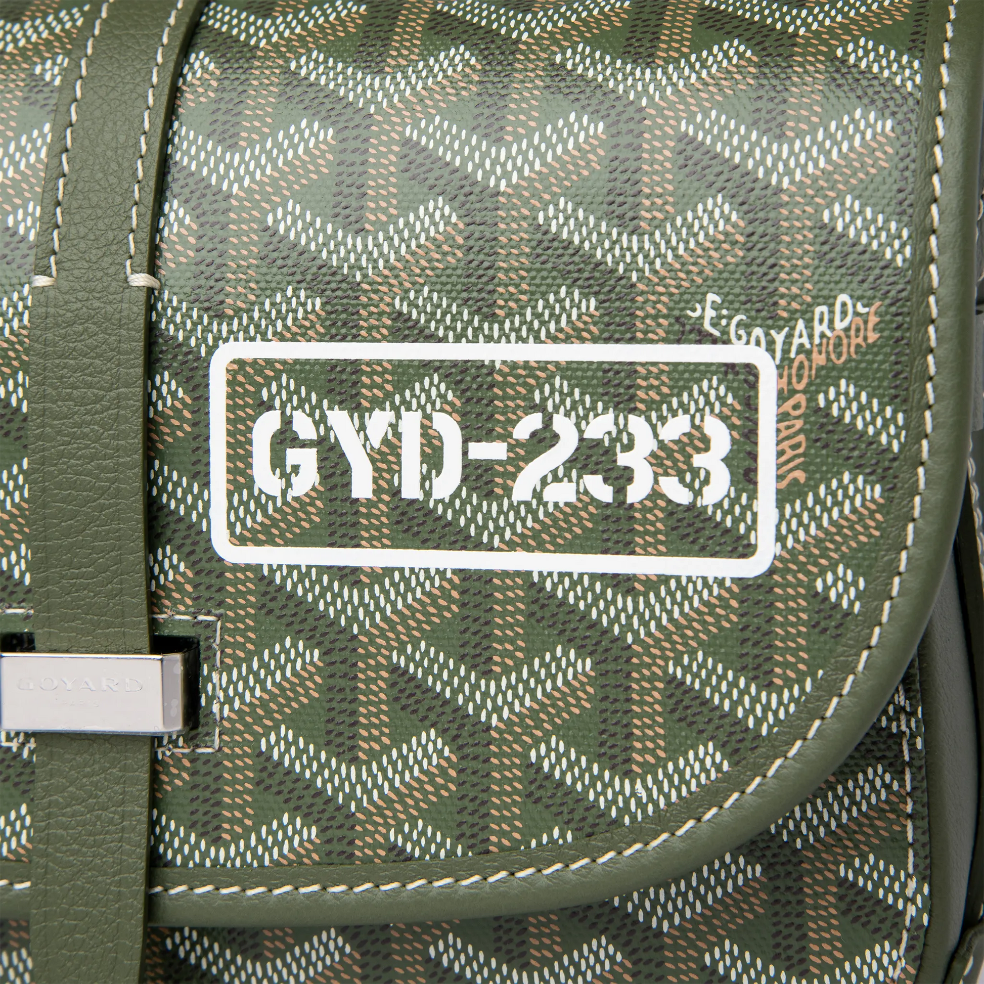 Goyard Goyardine Belvedere II Khaki PM Messenger Bag