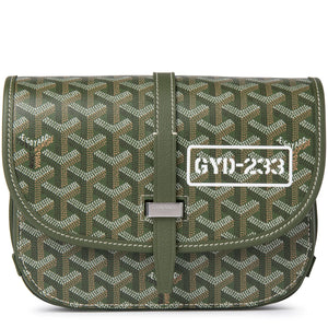 Goyard Goyardine Belvedere II Khaki PM Messenger Bag
