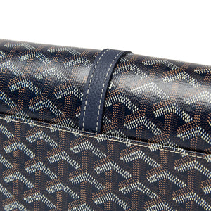 Goyard Goyardine Belvedere II Navy PM Messenger Bag