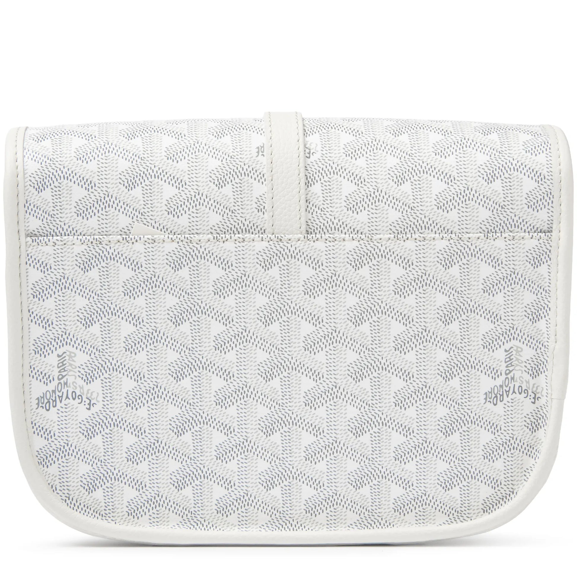 Goyard Goyardine Belvedere II White PM Messenger Bag