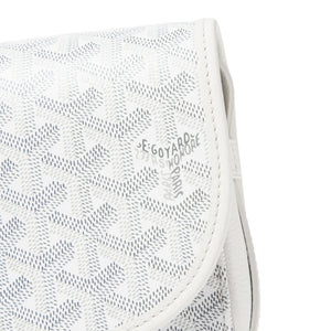 Goyard Goyardine Belvedere II White PM Messenger Bag