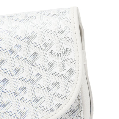 Goyard Goyardine Belvedere II White PM Messenger Bag