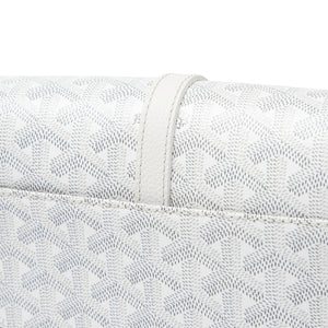 Goyard Goyardine Belvedere II White PM Messenger Bag