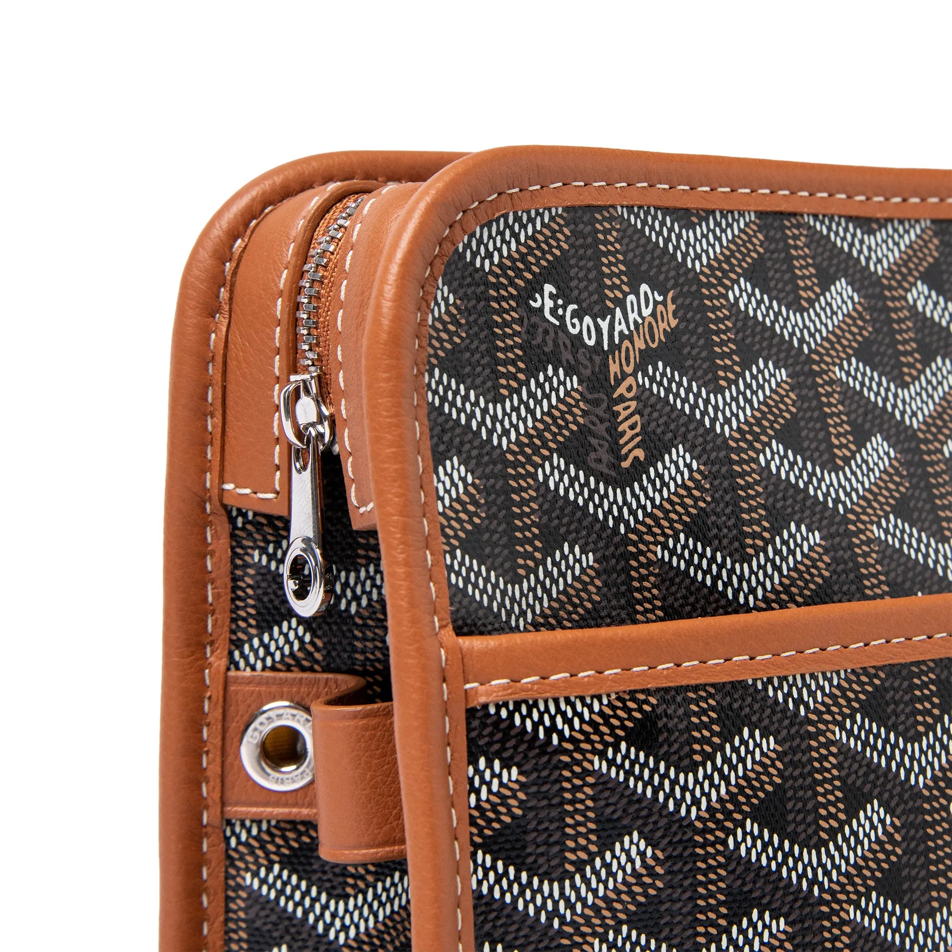 Goyard Jouvence MM Black/Tan Washbag