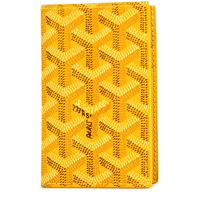 Goyard Saint-Pierre Card Wallet Yellow