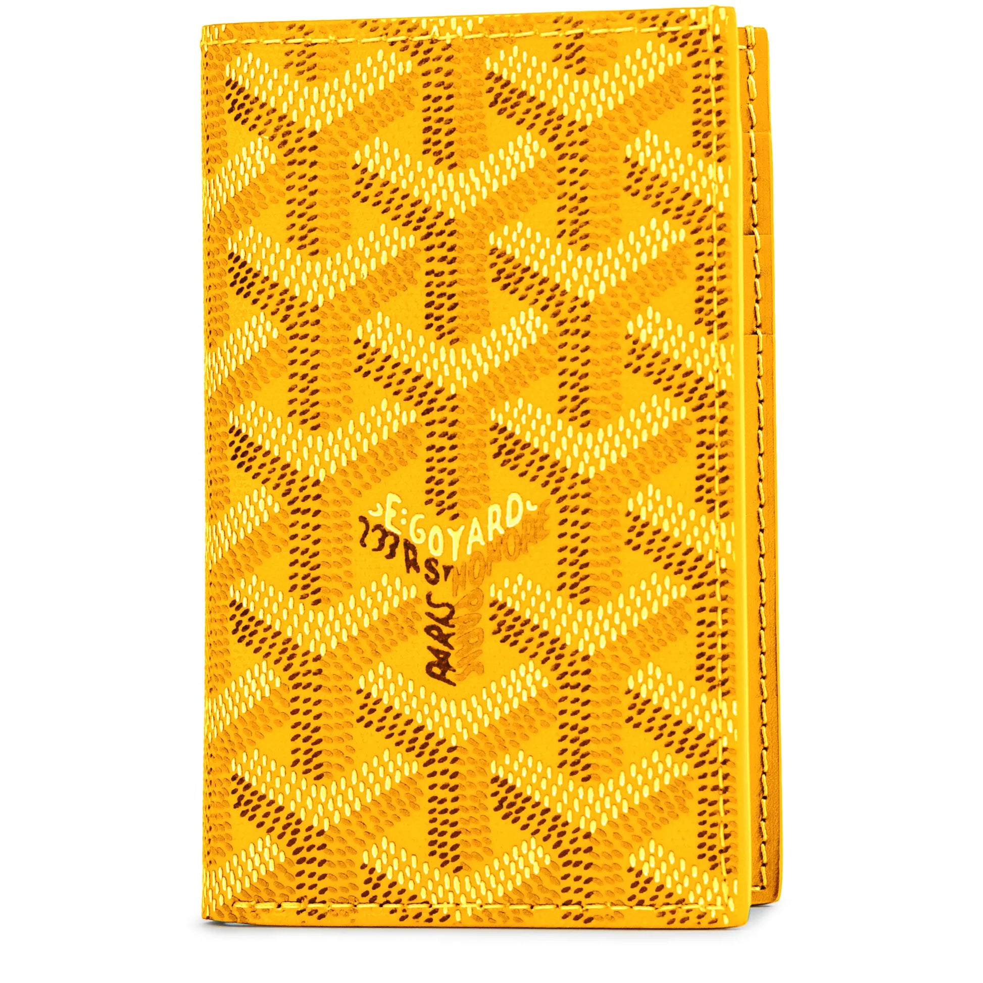 Goyard Saint-Pierre Card Wallet Yellow