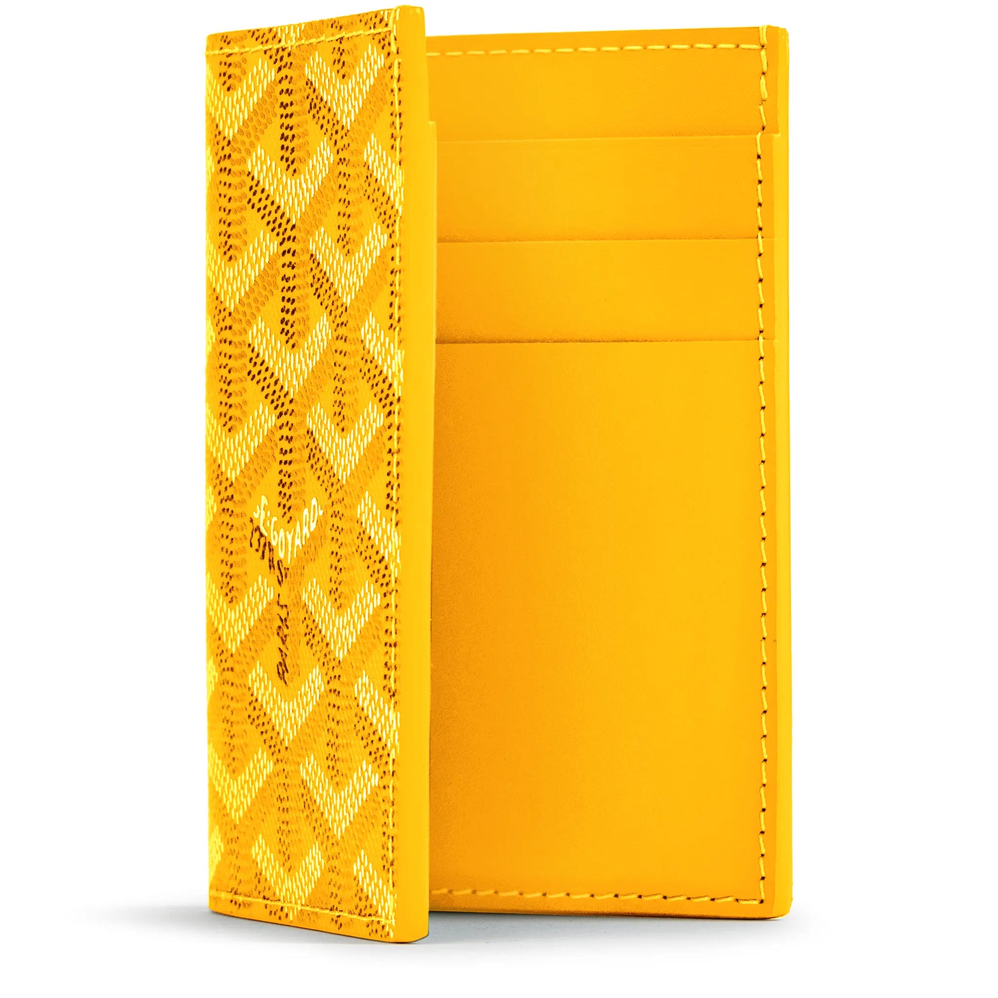 Goyard Saint-Pierre Card Wallet Yellow